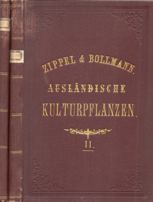 Ausländische Kulturpflanzen in farbigen Wandtafeln - Text I - III. - Oskola Antikvárium