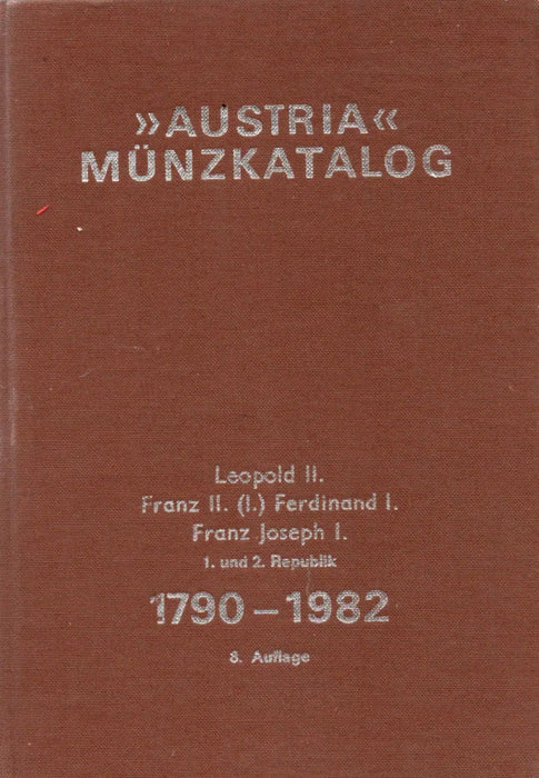 "Austria" Münzkatalog - Oskola Antikvárium