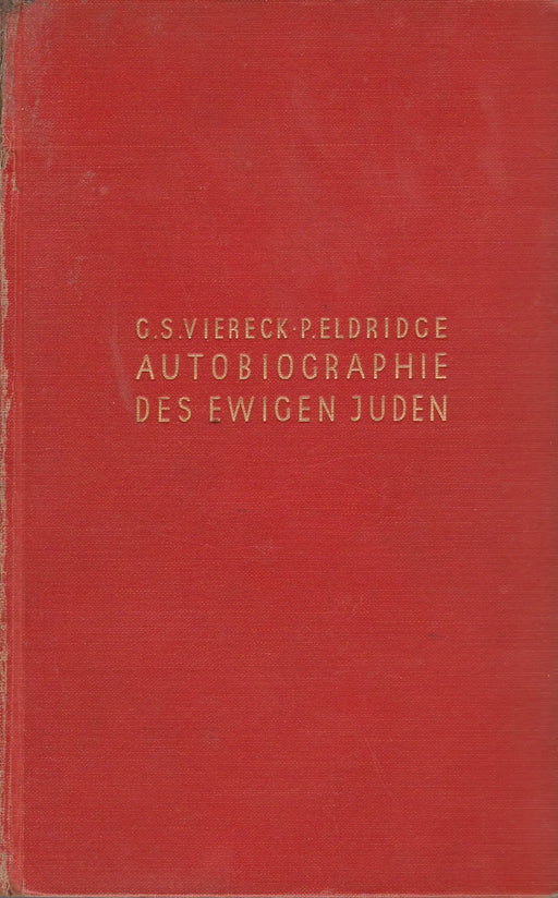 Autobiographie des ewigen Juden - Oskola Antikvárium