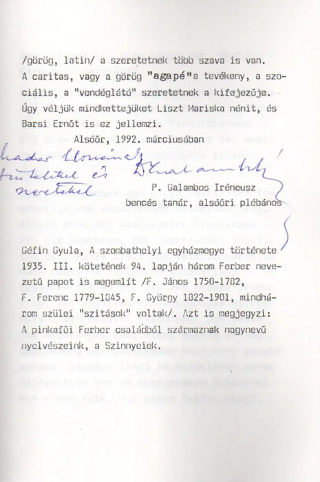 Az alsóőri Lisztné Ferber Mária és dalkincse - Oskola Antikvárium