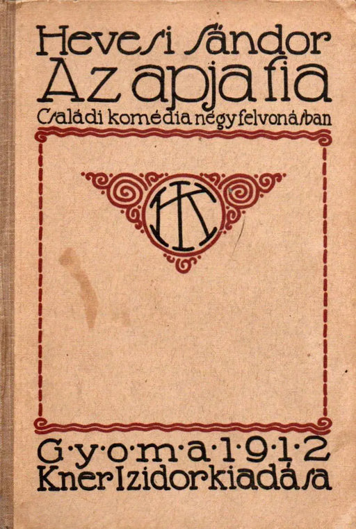 Az apja fia - Oskola Antikvárium