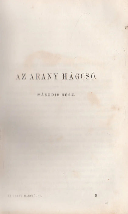 Az arany hágcsó I - III. - Oskola Antikvárium