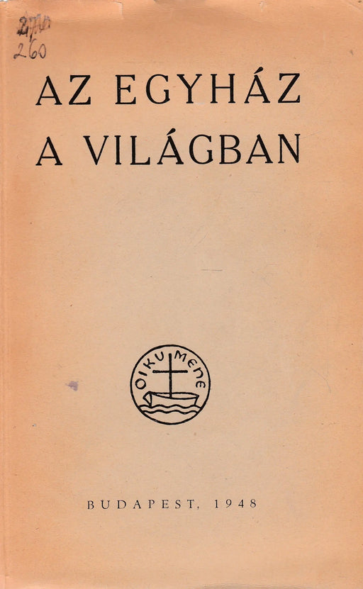 Az egyház a világban - Oskola Antikvárium