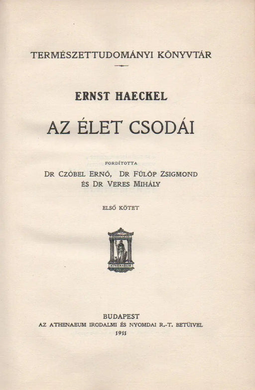 Az élet csodái I - II. - Oskola Antikvárium