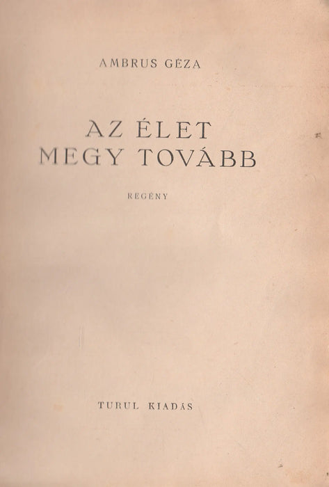 Az élet megy tovább - Oskola Antikvárium