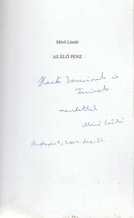 Az élő pénz - Oskola Antikvárium