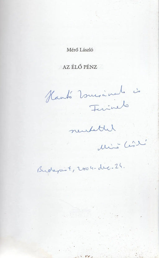 Az élő pénz - Oskola Antikvárium