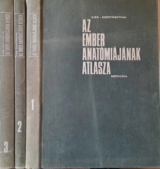 Az ember anatómiájának atlasza I - III. - Oskola Antikvárium