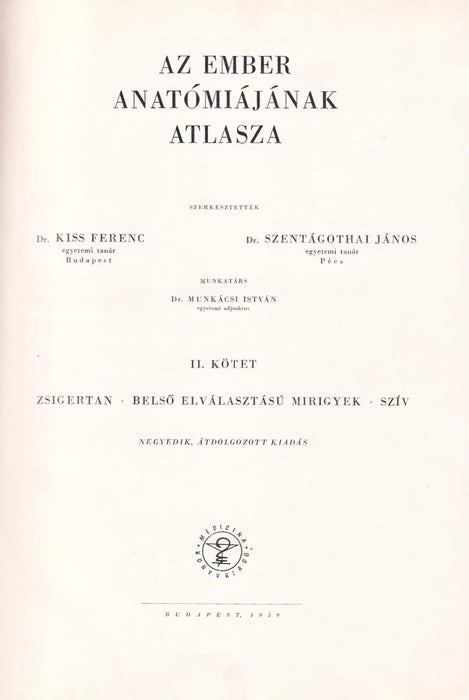 Az ember anatómiájának atlasza II. - Oskola Antikvárium