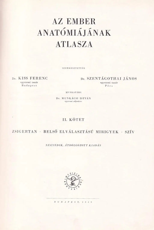 Az ember anatómiájának atlasza II. - Oskola Antikvárium