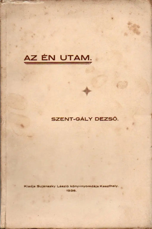 Az én utam - Oskola Antikvárium