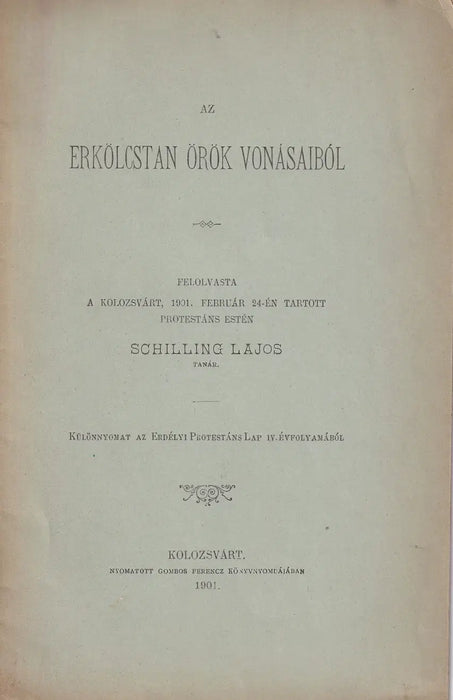 Az erkölcstan örök vonásaiból - Oskola Antikvárium