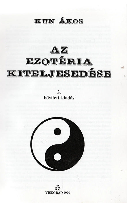 Az ezotéria kiteljesedése - Oskola Antikvárium