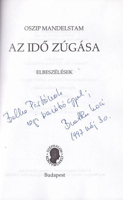 Az idő zúgása - Oskola Antikvárium