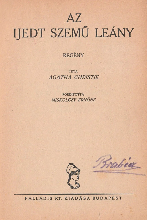 Az ijedt szemű leány - Oskola Antikvárium