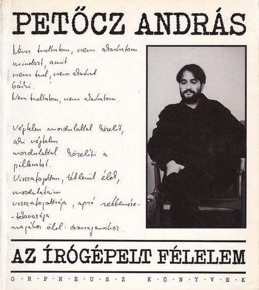 Az írógépelt félelem - Oskola Antikvárium