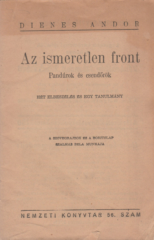 Az ismeretlen front - Oskola Antikvárium