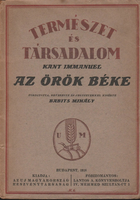 Az örök béke - Oskola Antikvárium