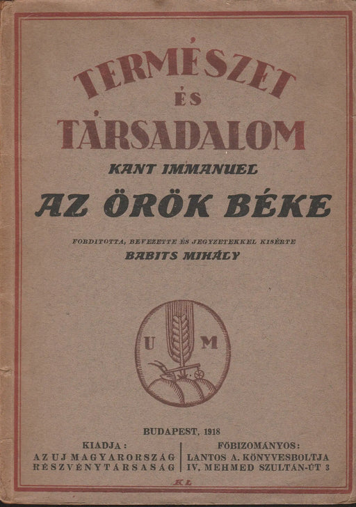 Az örök béke - Oskola Antikvárium