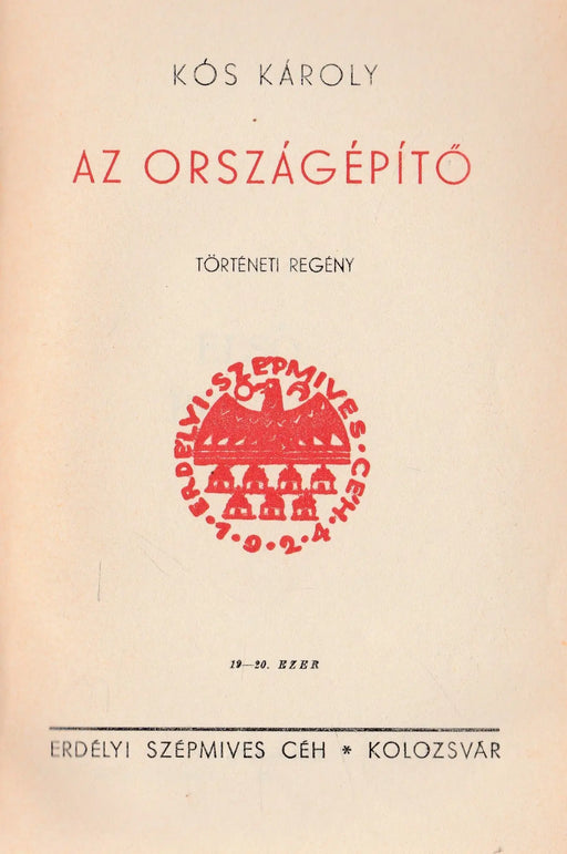 Az Országépítő - Oskola Antikvárium