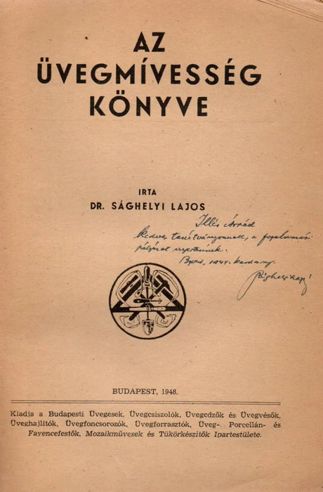 Az üvegmívesség könyve - Oskola Antikvárium
