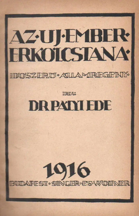 Az új ember erkölcstana - Oskola Antikvárium