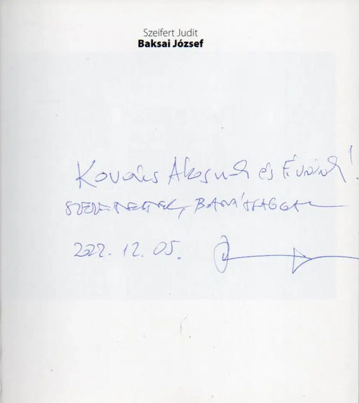 Baksai József - Oskola Antikvárium