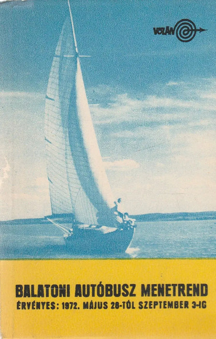 Balatoni autóbusz menetrend 1972. - Oskola Antikvárium