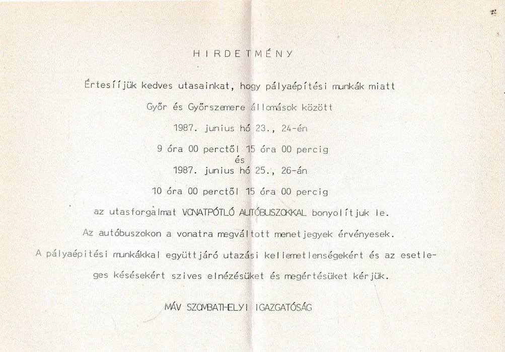 Balatoni és Velencei tavi menetrend 1987 - 1988 - Oskola Antikvárium
