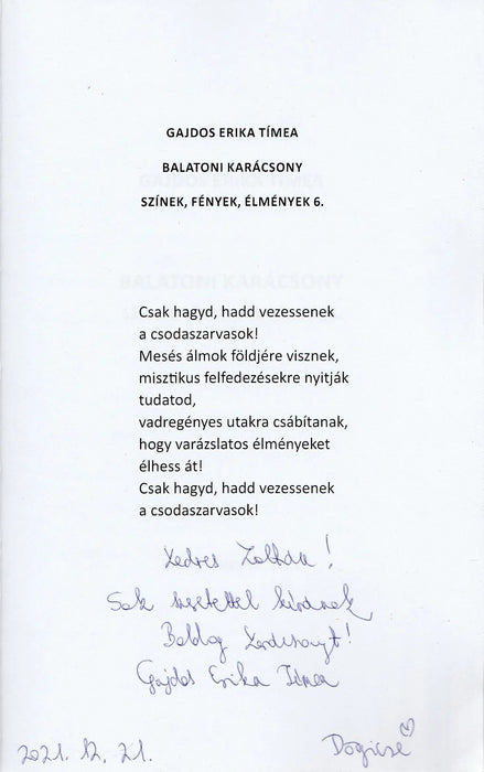 Balatoni karácsony - Oskola Antikvárium