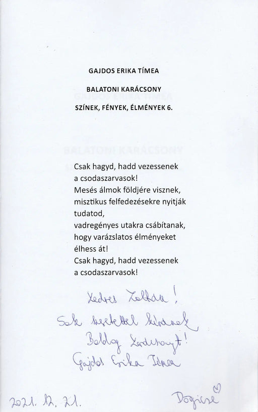 Balatoni karácsony - Oskola Antikvárium