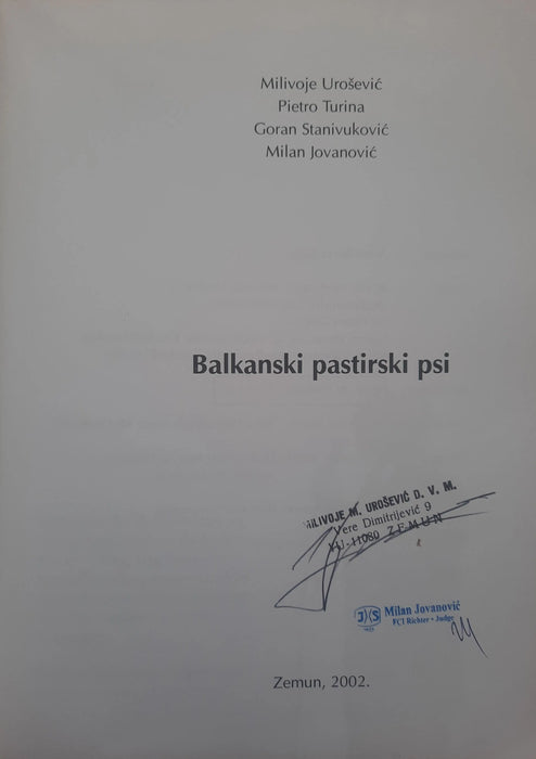 Balkanski pastirski psi - Oskola Antikvárium