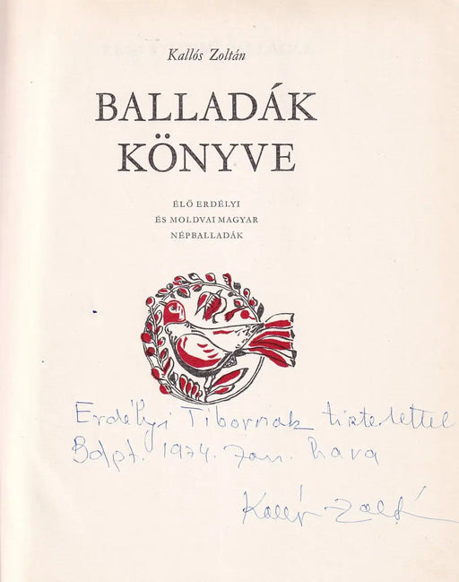 Balladák könyve - Oskola Antikvárium