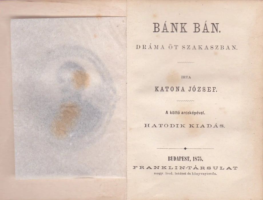 Bánk bán - Oskola Antikvárium