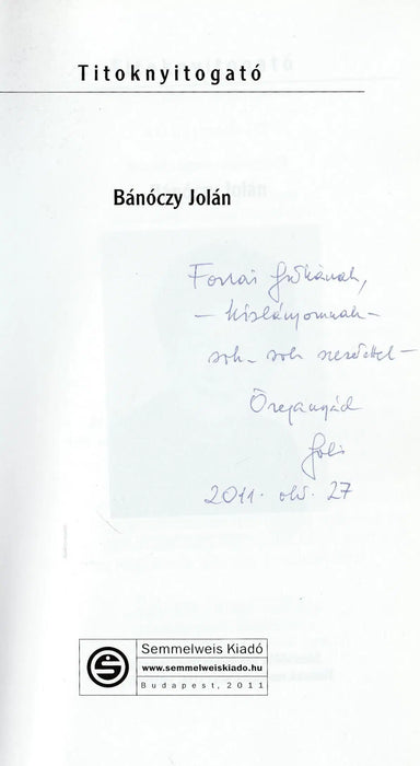 Bánóczy Jolán - Oskola Antikvárium