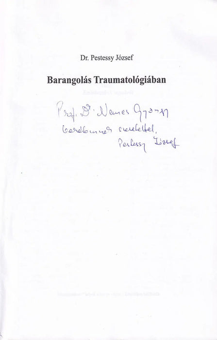 Barangolás Traumatológiában - Oskola Antikvárium