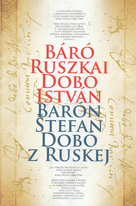 Báró Ruszkai Dobó István - Barón Stefan Dobó z Ruskej - Oskola Antikvárium