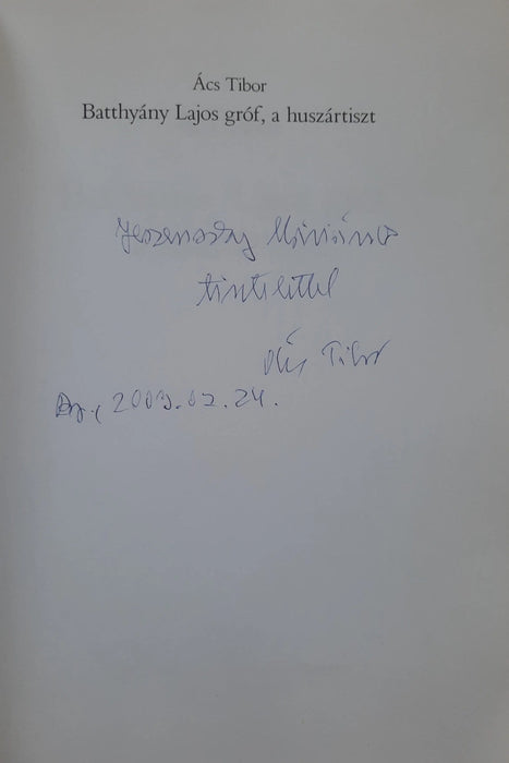 Batthyány Lajos gróf, a huszártiszt - Oskola Antikvárium
