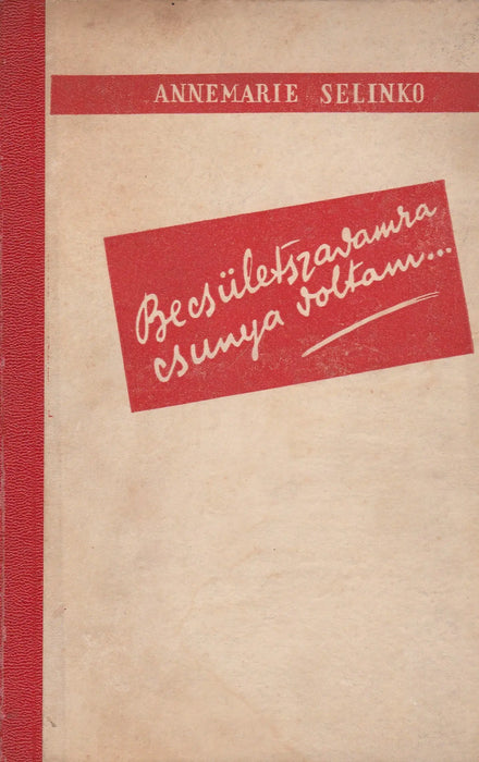 Becsületszavamra csunya voltam - Oskola Antikvárium