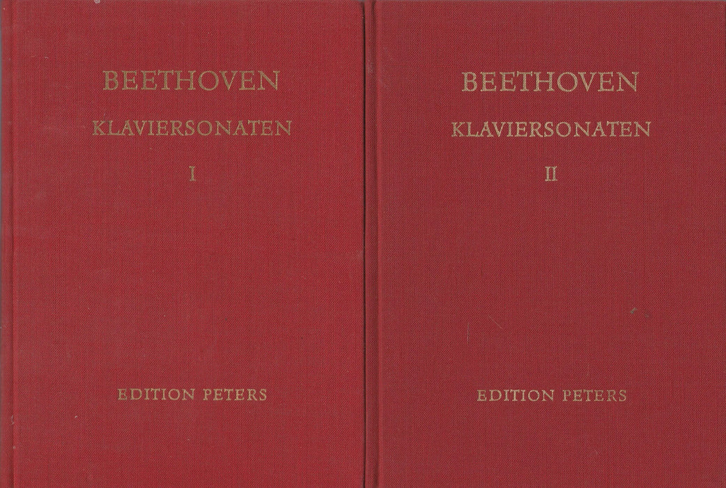 Beethoven Sonaten für Klavier zu zwei Händen I - II. - Oskola Antikvárium