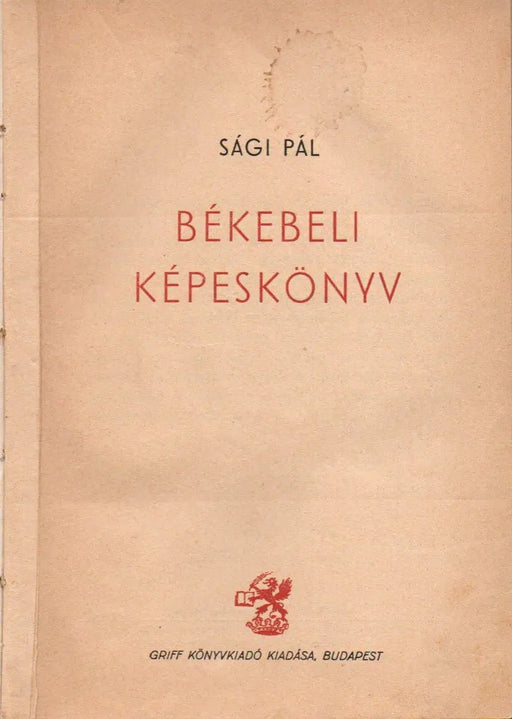 Békebeli képeskönyv - Oskola Antikvárium