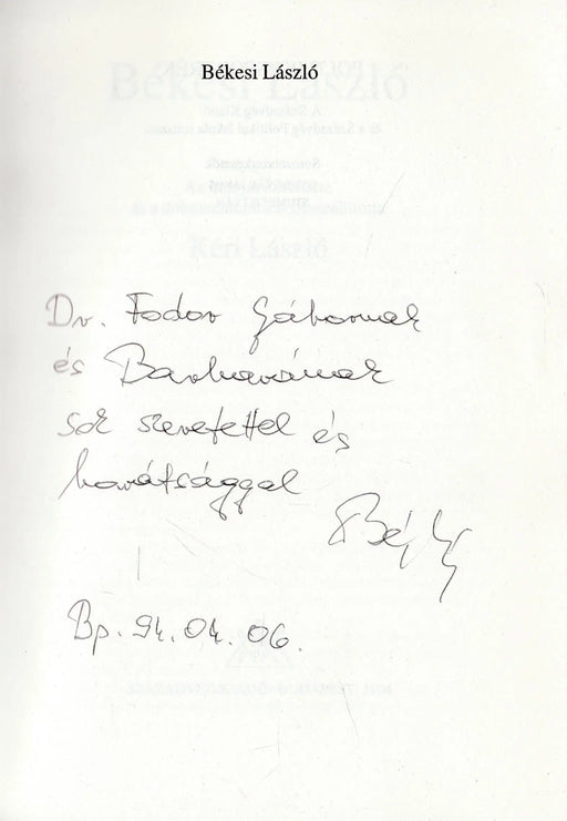 Békesi László - Oskola Antikvárium