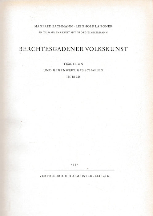Berchtesgadener Volkskunst - Oskola Antikvárium