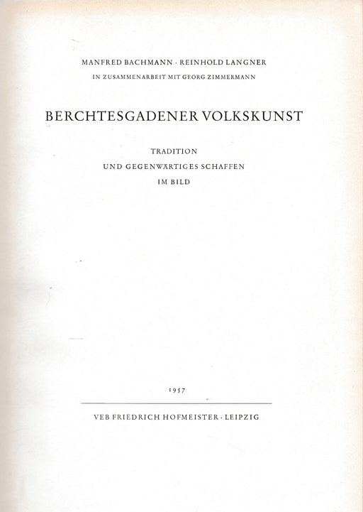 Berchtesgadener Volkskunst - Oskola Antikvárium