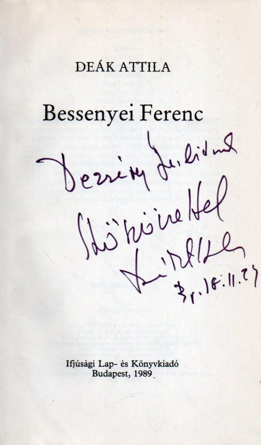 Bessenyei Ferenc - Oskola Antikvárium