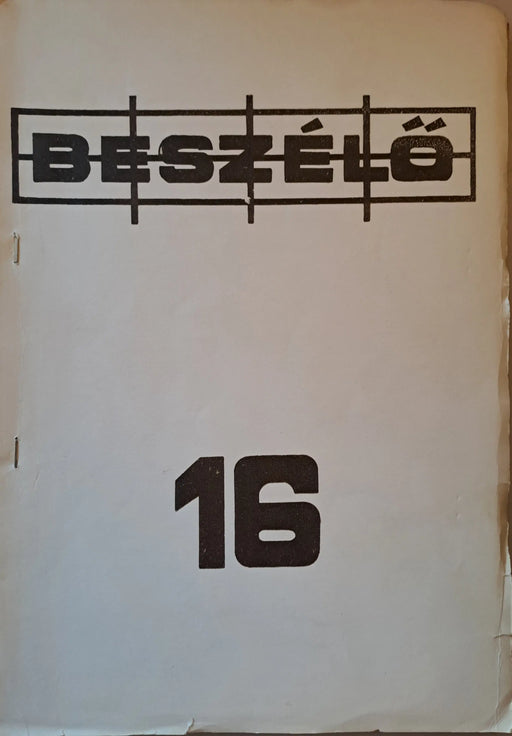 Beszélő 1986 16. szám - Oskola Antikvárium
