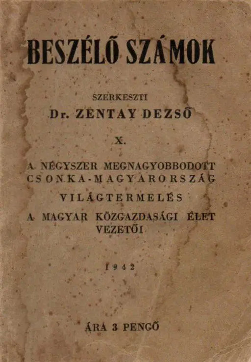 Beszélő számok X. - Oskola Antikvárium