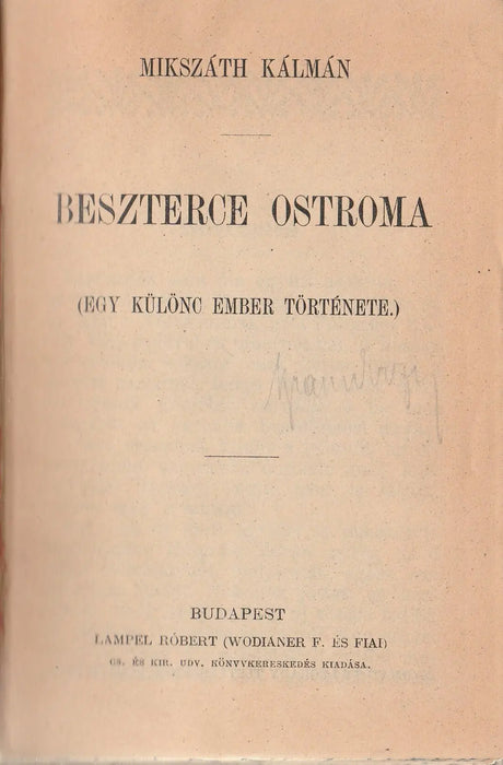 Beszterce ostroma - Oskola Antikvárium