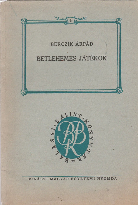Betlehemes játékok - Oskola Antikvárium