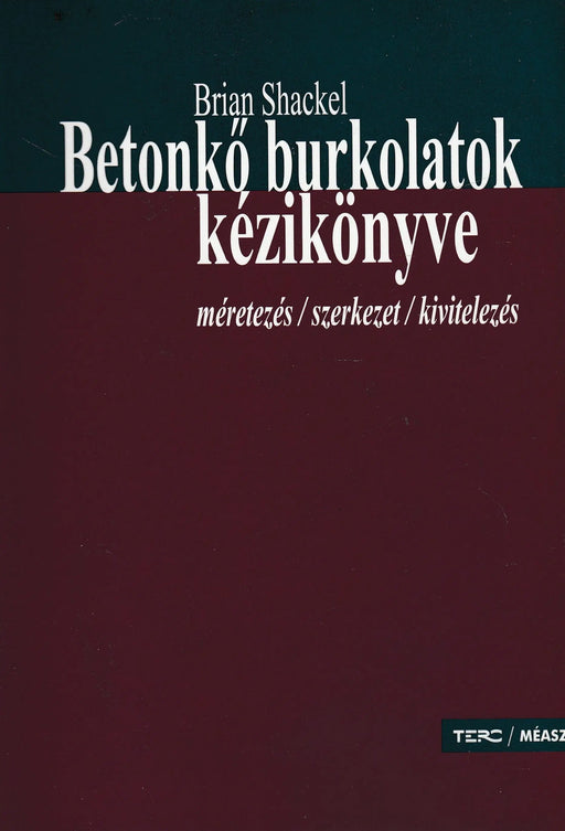Betonkő burkolatok kézikönyve - Oskola Antikvárium